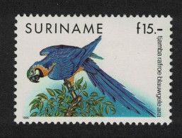 Suriname Blue And Yellow Macaw Bird F15.- 1991 MNH SG#1473 MI#1357 - Surinam