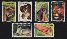 Suriname The Puma 6v 1991 MNH SG#1484-1489 Sc#892-897 - Surinam