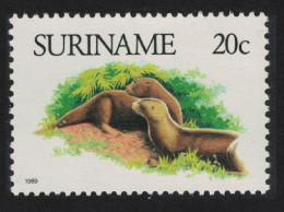 Suriname Two Otters 1989 MNH SG#1401 - Suriname