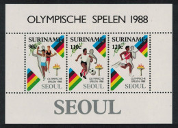 Suriname Olympic Games Seoul MS 1988 MNH SG#MS1378 - Surinam