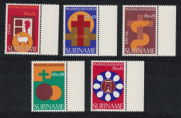 Suriname St Luke St John Easter Charity 5v Margins 1978 MNH SG#912-916 - Surinam