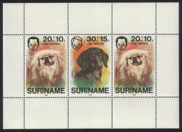 Suriname Pet Dogs MS 1976 MNH SG#MS843 MI#Block 17 - Surinam