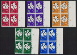 Suriname Easter Charity 5v Blocks Of 4 1966 MNH SG#589-593 - Surinam