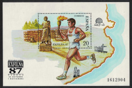 Spain Olympics Exfilna '87 National Stamp Exhibition MS 1987 MNH SG#MS2931 - Ungebraucht
