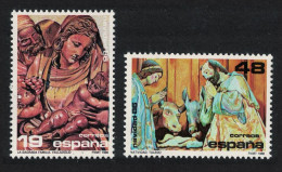 Spain Christmas Wood Carvings 2v 1986 MNH SG#2889-2890 - Neufs