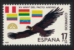 Spain Birds Andean Condor 1985 MNH SG#2792 Sc#2398 - Neufs