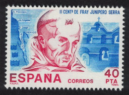 Spain Father Junipero Serra Missionary 1984 MNH SG#2788 - Unused Stamps