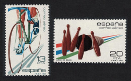 Spain Bowling Cycling Sports 2v 1983 MNH SG#2711-2712 - Unused Stamps