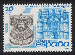 Spain 1500th Anniversary Of Burgos City 1984 MNH SG#2756 - Ongebruikt