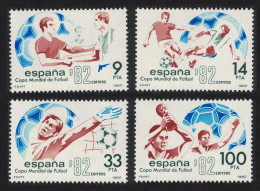 Spain World Cup Football Championship 4v 1982 MNH SG#2685 - Unused Stamps