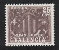 Spain Valencia Surcharge 1980 MNH MI#D9 - Unused Stamps