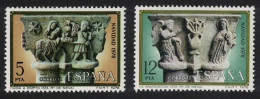 Spain Christmas Capitals From Santa Maria De Nieva 2v 1978 MNH SG#2539-2540 - Unused Stamps