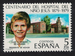 Spain Hospital Of The Child Jesus Madrid 1979 MNH SG#2596 - Neufs