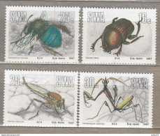 SOUTH WEST AFRICA SWA 1987 Insects MNH(**) Mi 605-608 #Fauna934 - Andere & Zonder Classificatie