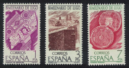 Spain Coins Bimillenary Of Lugo 3v 1976 MNH SG#2416-2418 - Unused Stamps