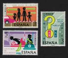 Spain Road Safety 3v 1976 MNH SG#2357-2359 - Ungebraucht