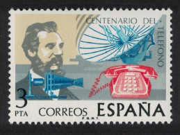 Spain Telephone Centenary Alexander Bell 1976 MNH SG#2356 - Unused Stamps