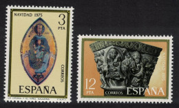 Spain Christmas Navarra Art 2v 1975 MNH SG#2345-2346 - Nuovi