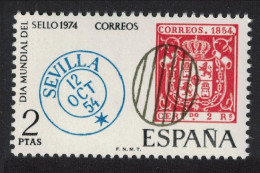 Spain World Stamp Day 1974 MNH SG#2237 - Unused Stamps