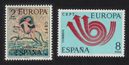 Spain Europa 2v 1973 MNH SG#2183-2184 MI#2020-21 - Unused Stamps