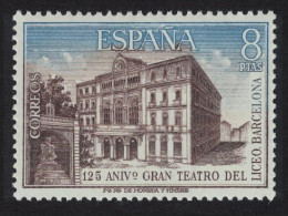 Spain Grand Lyceum Theatre Barcelona 1972 MNH SG#2172 - Unused Stamps