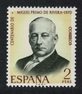 Spain Birth Centenary Of General Primo De Rivera 1970 MNH SG#2034 - Ongebruikt