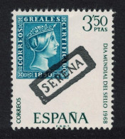 Spain World Stamp Day 1968 MNH SG#1928 - Unused Stamps