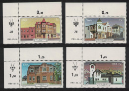 SWA Historic Buildings Of Luderitz 4v Corners 1981 MNH SG#381-384 - Africa Del Sud-Ovest (1923-1990)