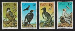 SWA Falcon Eagle Vulture Protected Birds Of Prey 4v 1975 MNH SG#270-273 MI#402-406 Sc#373-376 - South West Africa (1923-1990)