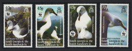 South Georgia Birds WWF Grey-headed Albatross 4v 2003 MNH SG#353-356 MI#357-360 Sc#290-293 - Georgia Del Sud