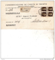 1932 LETTERA CON ANNULLO TRENTO - Marcophilia