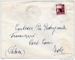 1949  LETTERA CON ANNULLO PADOVA - 1946-60: Poststempel