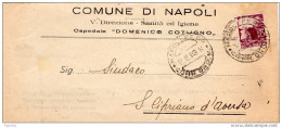 1948  LETTERA CON ANNULLO NAPOLI - 1946-60: Marcophilie