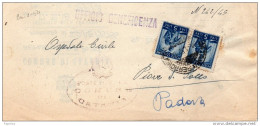 1950  LETTERA CON ANNULLO CATANIA - 1946-60: Poststempel