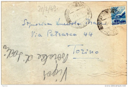 1949  LETTERA - 1946-60: Marcophilia