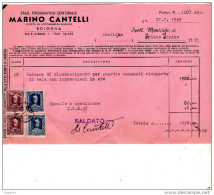 1949 BOLOGNA STABILIMENTO TIPOGRAFICO - Italien