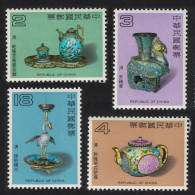 Taiwan Qing Dynasty Enamelware 4v 1984 MNH SG#1542-1545 - Ungebraucht