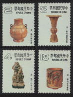 Taiwan Ancient Chinese Bamboo Carvings 4v 1983 MNH SG#1491-1494 - Unused Stamps