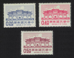 Taiwan Main Gate Chiang Kai-shek Memorial Hall 3v 1981 MNH SG#1354-1356 - Unused Stamps