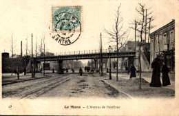 LE MANS  L'AVENUE DE PONTLIEUE //// 128 - Le Mans