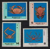 Taiwan Crabs 4v 1981 MNH SG#1363-1366 - Unused Stamps