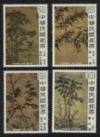 Taiwan Ancient Chinese Paintings 4v 1979 MNH SG#1274-1277 MI#1311-1314 - Unused Stamps