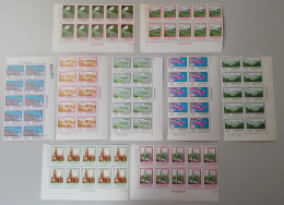 Taiwan Major Construction Projects 9v Blocks Of 10 COMPLETE 1978 MNH SG#1145-1153 MI#1184v-1192v - Ungebraucht