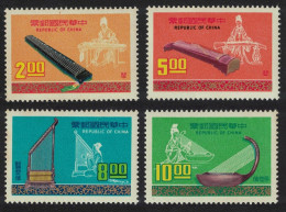 Taiwan Chinese Musical Instruments 4v 1976 MNH SG#1093-1096 - Unused Stamps