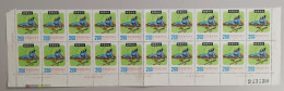 Taiwan Ling Kou Chien Living A Humble Life Block Of 20 1975 MNH SG#1066 - Unused Stamps