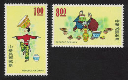 Taiwan Chinese Folklore 2v 1974 MNH SG#982-983 - Unused Stamps