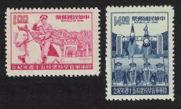 Taiwan Horse Chinese Military Academy 2v 1974 MNH SG#996-997 - Unused Stamps