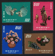 Taiwan Handicrafts 2nd Series 4v 1974 MNH SG#988-991 - Unused Stamps