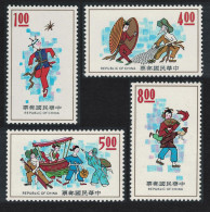 Taiwan Chinese Folklore 4th Series 4v 1973 MNH SG#919-922 - Unused Stamps