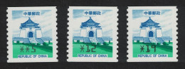Taiwan ATM Chiang Kai-shek Memorial Hall 3v 1996 MNH MI#AM2 - Neufs